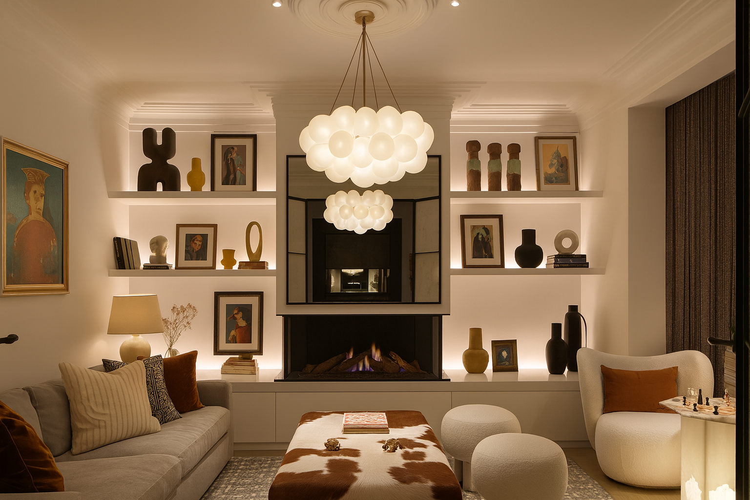 Warm, efficient LED lighting